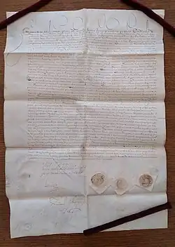 Déclaration de nullité du mariage de Henri IV et de la reine Marguerite