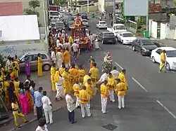 Défilé Tamoul de 2008 à Terre-Sainte à La Réunion, France.