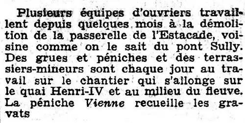 La Démolition en 1932