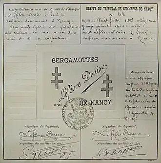 Image illustrative de l’article Bergamottes de Nancy