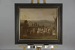 Départ d'une cavalcade de noce - Olivier Perrin - musée d'art et d'histoire de Saint-Brieuc, DOC 89.1.2