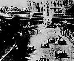 Départ du Grand Prix en 1936 (victoire de Nuvolari sur Alfa Romeo 12C-36).