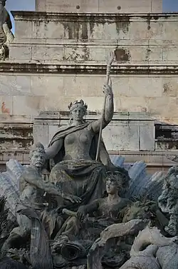 Détail du Triomphe de la République.