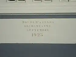 Détail du kiosque de Mont-Sainte-Geneviève.