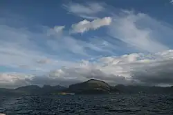 L'île des États vue du détroit