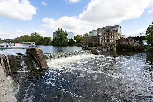 Moulin de Macaire - Déversoir, écluse de Macaire