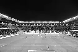 Vue depuis la tribune Borrelli.