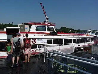 Image illustrative de l’article Ligne D13 de la navette fluviale de Budapest