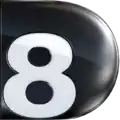 Logo de D8 du 7 octobre 2012 au 5 septembre 2016.