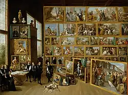L'Archiduc Léopold-Guillaume et sa galerie d'art à Bruxelles, par David Teniers le Jeune (1650-1652), Musée d'histoire de l'art de Vienne