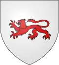 Armes des d'Eschelles (Maine) : d'argent, au lion passant de gueules.[réf.&nbsp;nécessaire]
