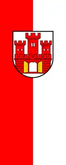 Drapeau de Weilheim in Oberbayern