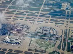 Vue rapproché sur DFW.