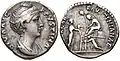 Denier, évocation des PVELLAE FAVSTINIANAE