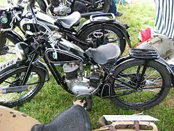 Moto DKW - Auto Union de 125 cm3.