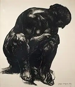 Femme accroupie (1912), musée des Beaux-Arts de Bordeaux.