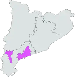 La carte couleur montre la délimitation en rose de la zone DO.