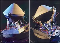 Deep Space 2 avec son bouclier thermique