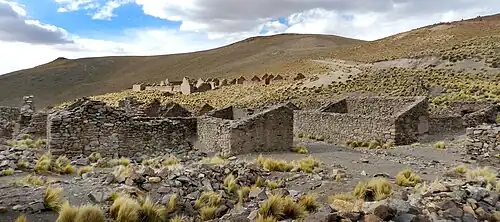 Quelques habitations de la ville minière.