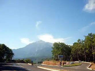 La D.400 entre Kumluca et Kemer.