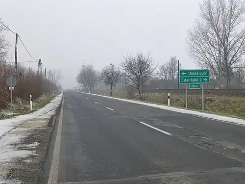 La route à Dabas-Gyón.