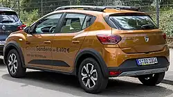 Dacia Sandero III Stepway (vue arrière).