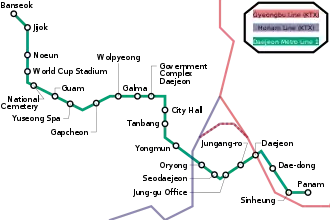 Image illustrative de l’article Métro de Daejeon