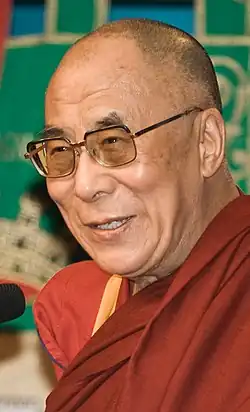 Le Dalaï-lama, Tenzin Gyatso2008, 2005, 2004.
