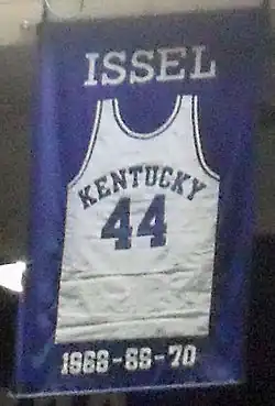 Maillot retiré no&nbsp;44 de Dan Issel aux Kentucky Wildcats