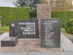 Monument aux prisonniers soviétiques.