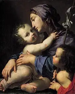 Marie, Jésus et St Jean-Baptiste enfants