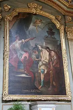 B- Tableau de Dandré-Bardon : Saint Crépin et saint Crépinien.