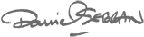 signature de Daniel N. Sebban