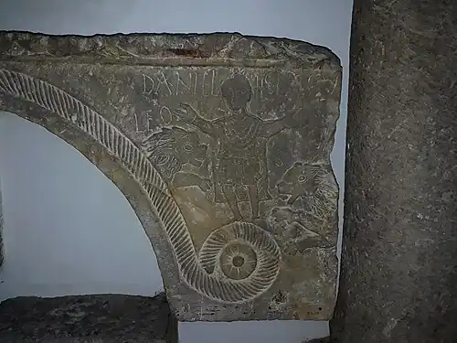 Stèle de Daniel et les lions