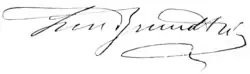 signature de Svend Grundtvig