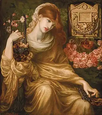 Veuve romaine, par Dante Gabriel Rossetti, 1874.