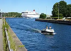 Danvikskanalen en juillet 2022.