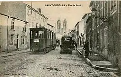 Tramway à Saint-Nicolas-de-Port.