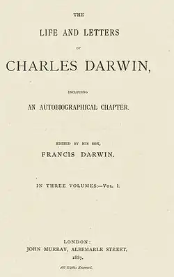 Image illustrative de l’article L'Autobiographie de Charles Darwin