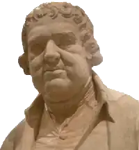 Buste d’Érasme Darwin.