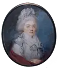 Portrait de la comtesse Saltykoff par Augustin Christian Ritt (1794), aujourd'hui au musée de l'Ermitage