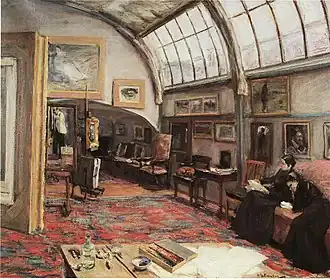 L'Atelier de l'artiste, 1902Kunstmuseum, Saint-Gall