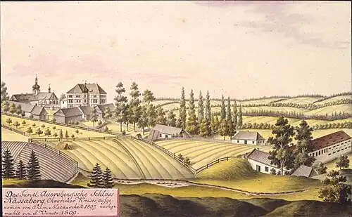 Nasavrky en 1809, par Joann Venuto.