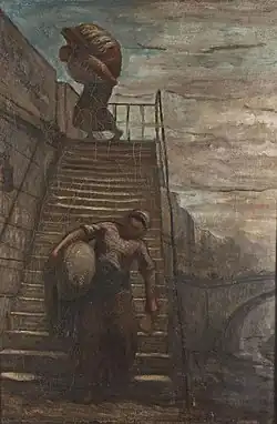 La Blanchisseuse sur les marches, 1860-1862Musée Pouchkine, Moscou