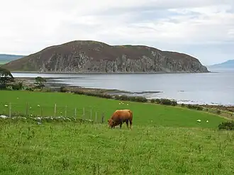 Vue de l'île de Davaar