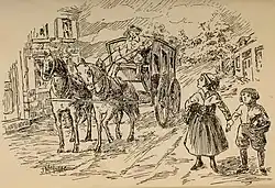 Illustration provenant du livre « Les Aventures de Perrine et Charlot », publié en 1923.