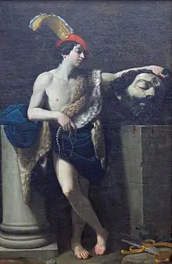 David tenant la tête de Goliath, 1604-1606 – Musée du Louvre, Paris.