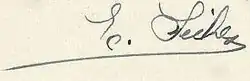 signature de David-Edgard Sèches