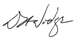 signature de David Dodge