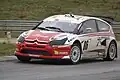 Davy Jeanney en 2011 sur sa Citroën C4 Supercar.